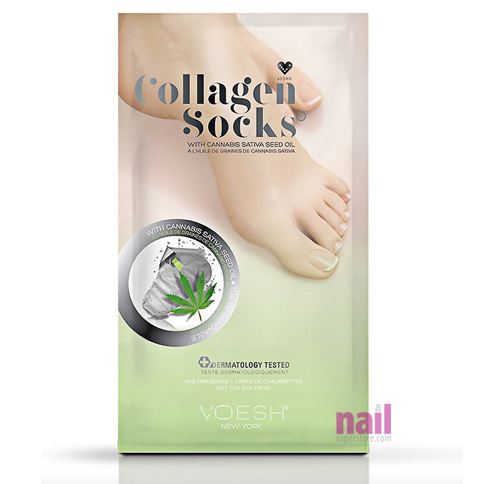 Voesh Collagen Socks with CBD Hemp Oil | Relax Muscles & Tired Feet - Pair