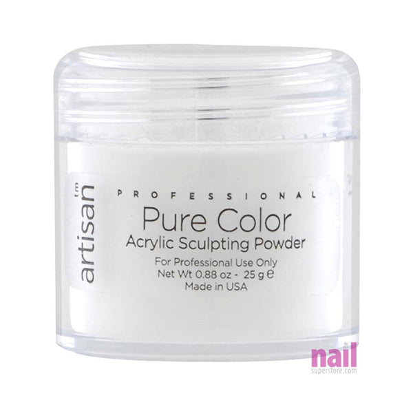 Artisan Acrylic Nail Powder | Brilliant White Color - Amazing Retention - 0.88 oz