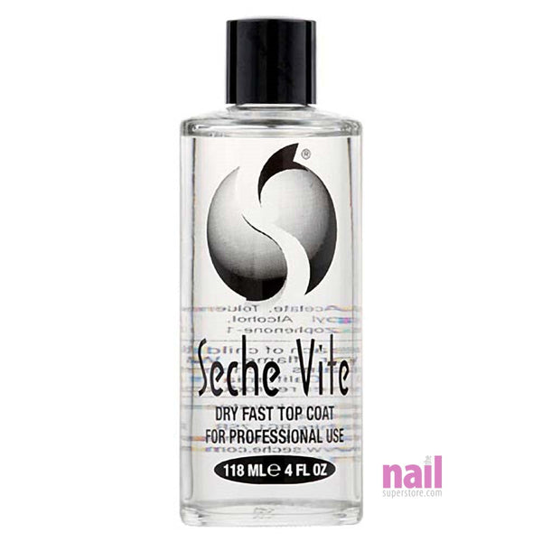 Seche Vite Top Coat | Fast Drying Top Coat - Refill Only - 4 oz