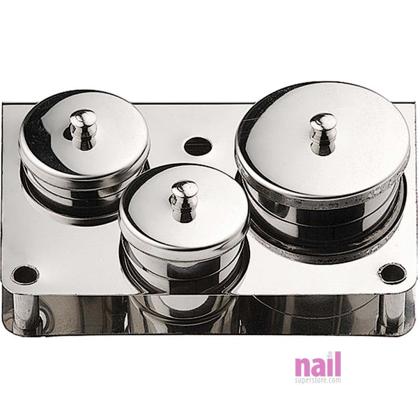 Stainless Steel Dappen Dish 3-pcs | Maintains Professional Appearance - Set