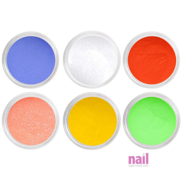 Artisan EZ Dipper Colored Acrylic Nail Dipping Powder 6 pcs | Color Carnival Collection - 6 x 0.5 oz