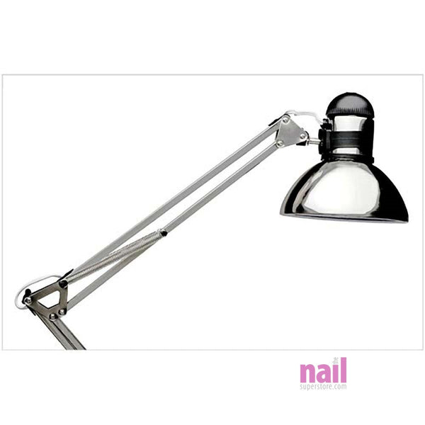 Chrome Nail Table Lamp | Modern & Stylish - 110V - Each