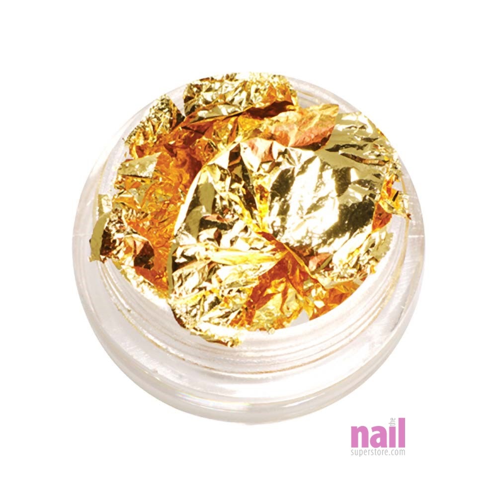Gold Foil Paper | Creates Sparkling Nail Art Designs - Each