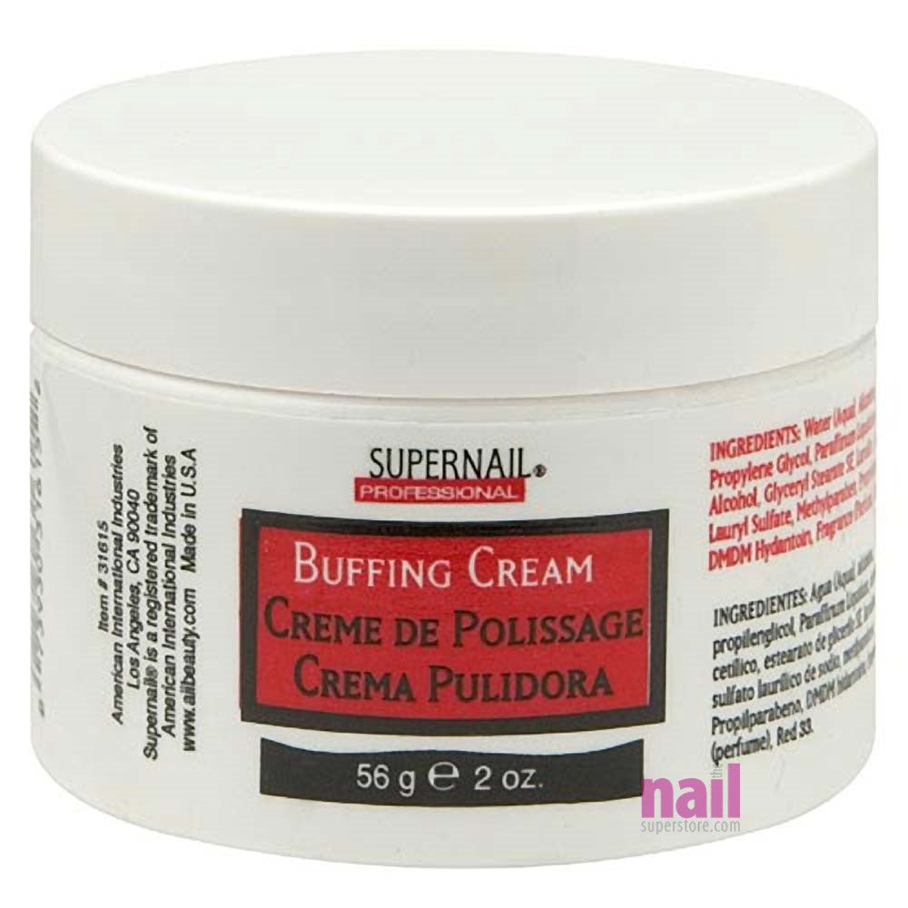 Manicure Buffing Cream | Brings Natural Shine to Natural Nails - 2 oz