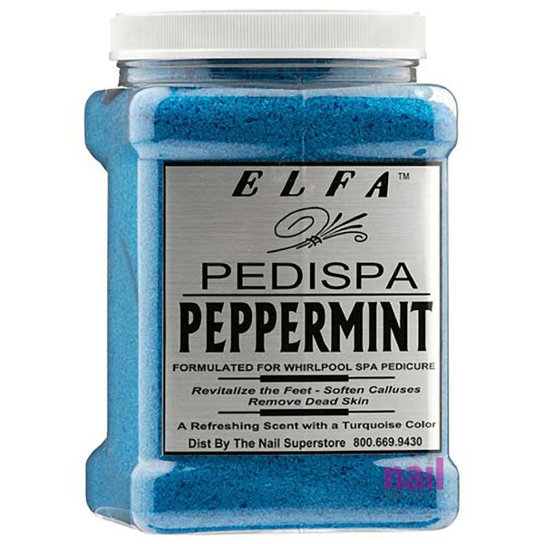 Elfa Pedicure Spa Salts | Soften Calluses - Refreshing Peppermint Scent - 64 oz