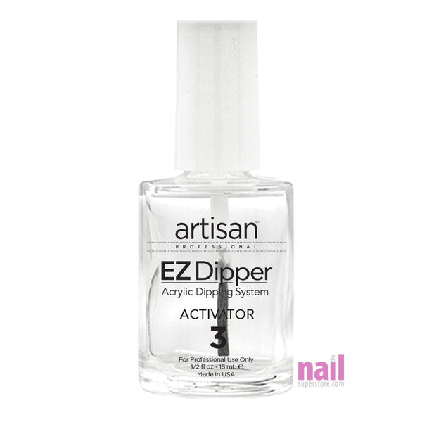 Artisan EZ Dipper Nail Activator – Step #3 | Instantly Dries Nail Dipping Resin - 0.5 oz