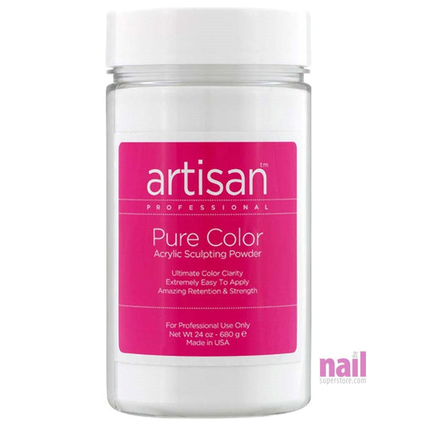 Artisan Acrylic Nail Powder | Natural Color - Virtually No Bubble - 24 oz