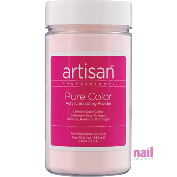 Artisan Acrylic Nail Powder | Opaque Pink - Superior Color Clarity - 24 oz