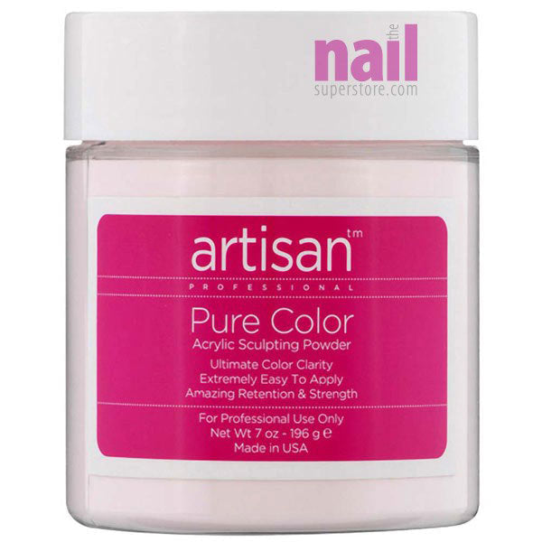 Artisan Acrylic Nail Powder | Soft Pink Color - Super Easy To Apply - 7 oz - The Nail Superstore