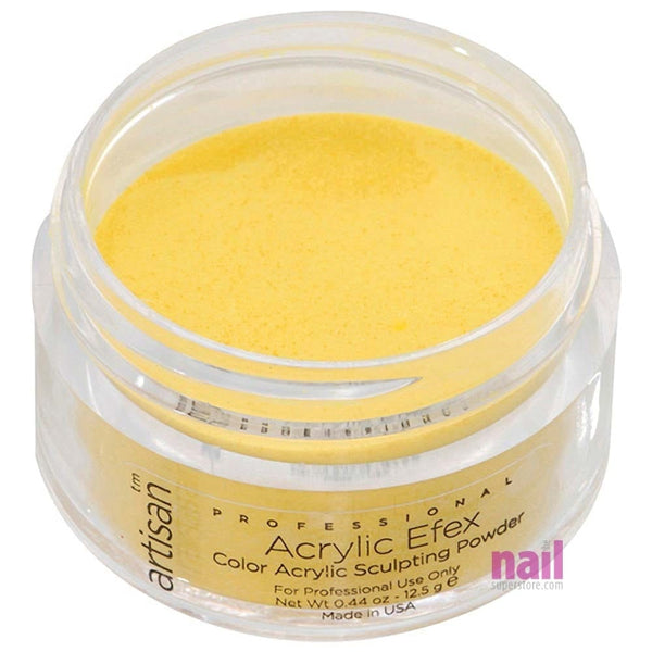 Artisan Color Acrylic Nail Powder | Deep Yellow - 0.44 oz - The Nail Superstore