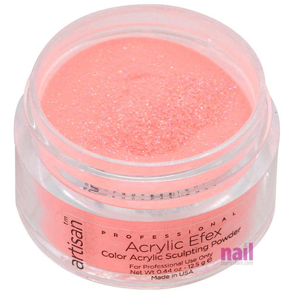 Artisan Color Acrylic Nail Powder | Orange Sparkles - 0.44 oz