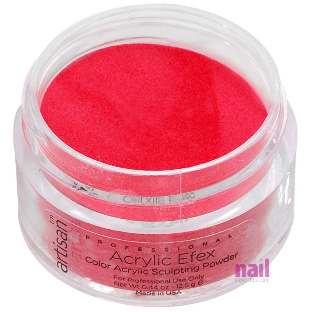 Artisan Color Acrylic Nail Powder | Red - 0.44 oz - The Nail Superstore