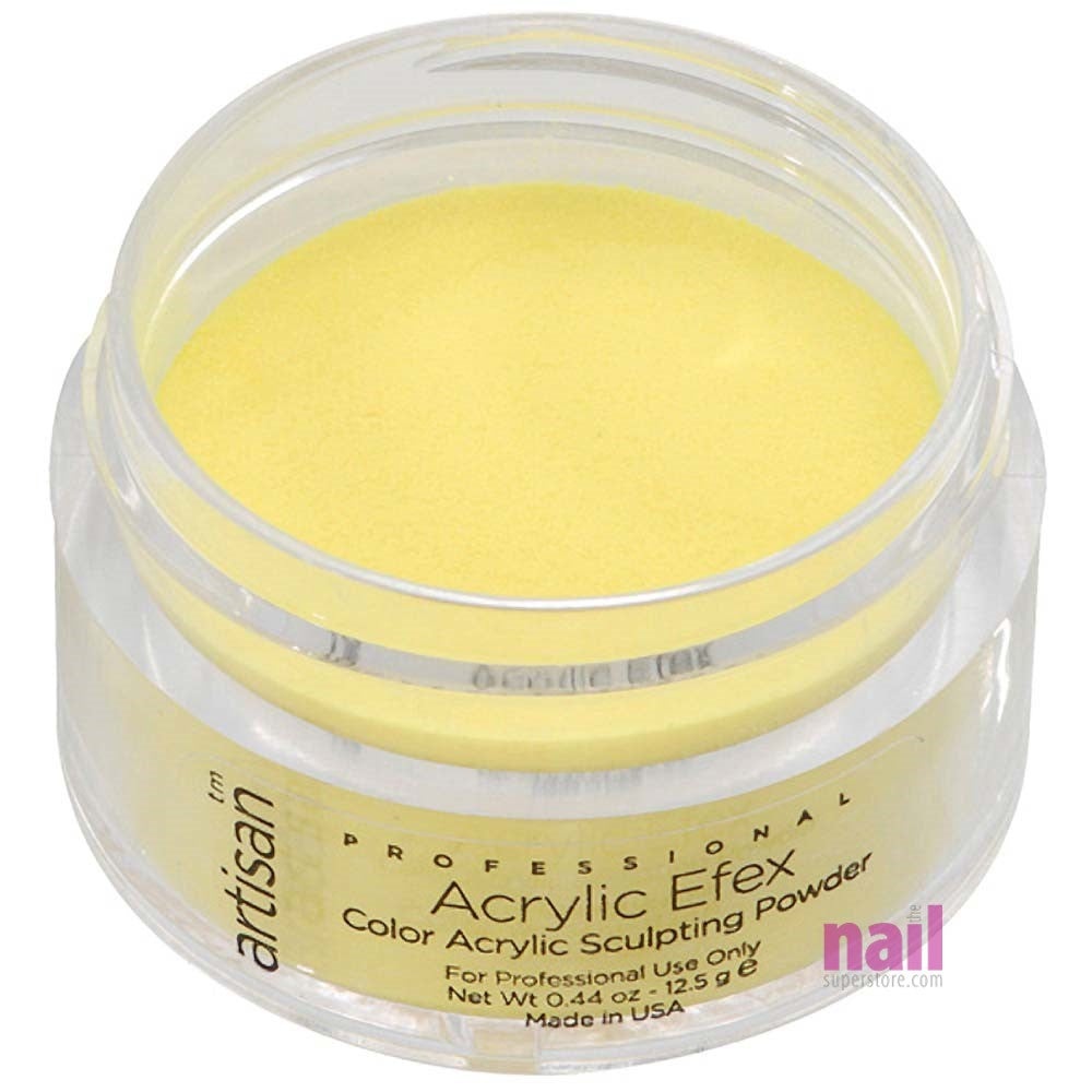Artisan Color Acrylic Nail Powder | Yellow - 0.44 oz - The Nail Superstore