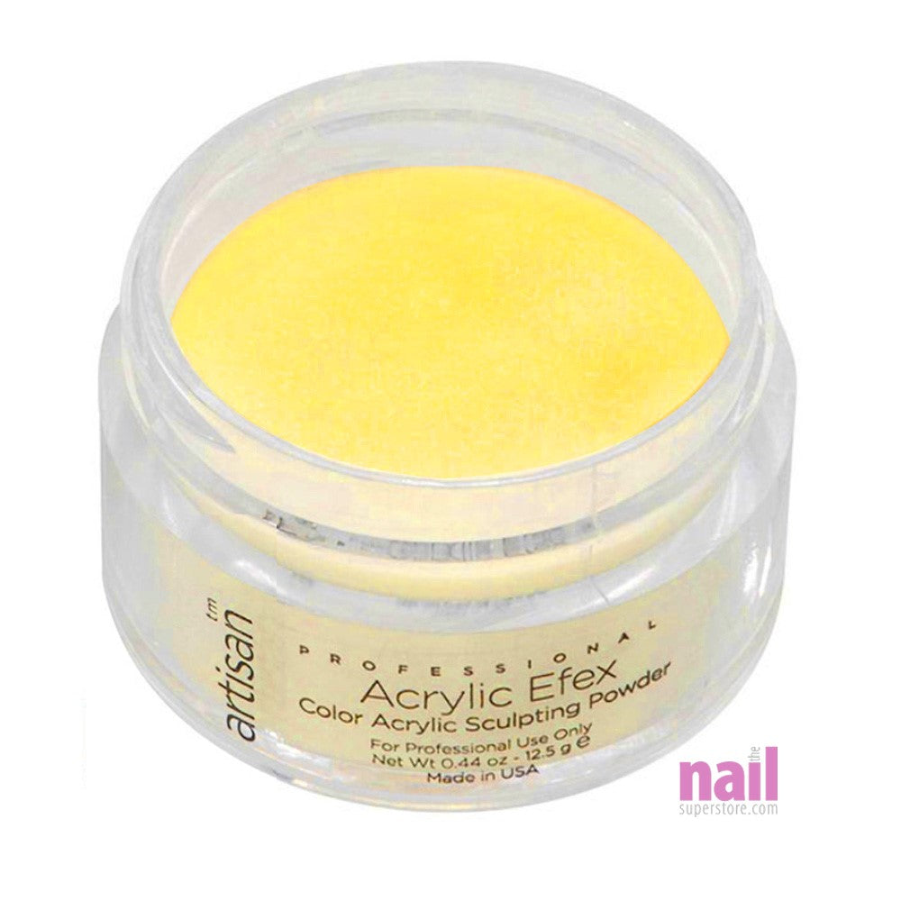 Artisan Colored Acrylic Nail Powder | Professional Size - Yellow - 0.88 oz