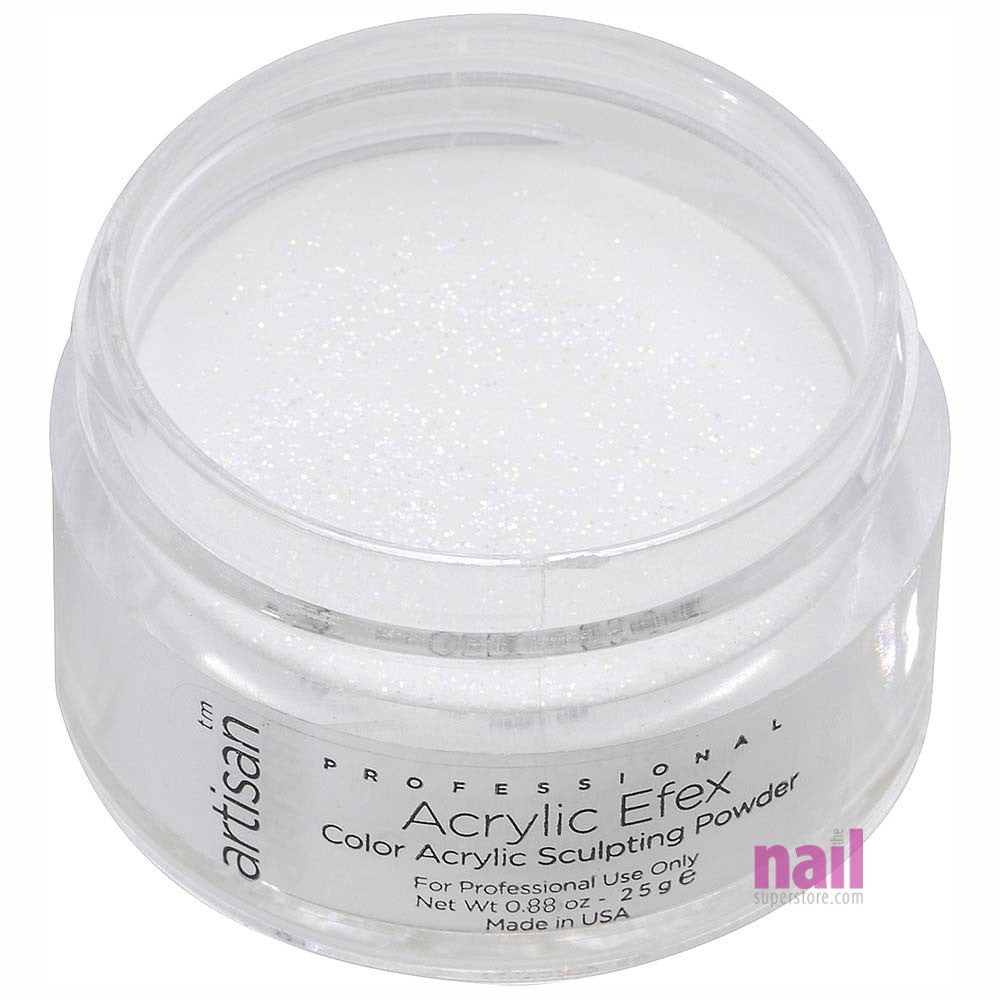 Artisan Colored Acrylic Nail Powder | Professional Size - Crystal Shimmer - 0.88 oz - The Nail Superstore