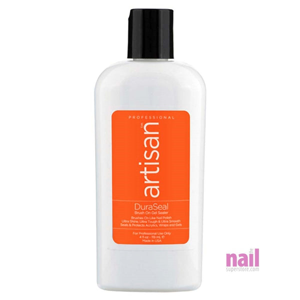 Artisan DuraSeal Brush On Gel Nail Sealer | Mirror Like Shine - Chip Free - 4 oz