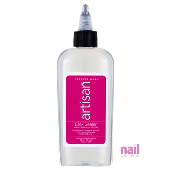 Artisan Efex Sealer Nail Art & Airbrush Top Coat | Mirror-Like Shine - 4 oz