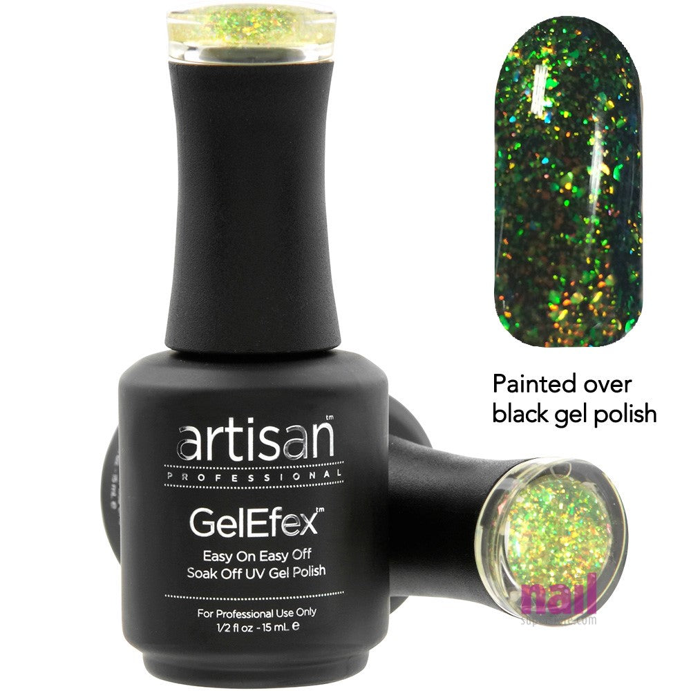 Artisan GelEfex Chameleon Gel Nail Polish | Bewitched Green - 0.5 oz