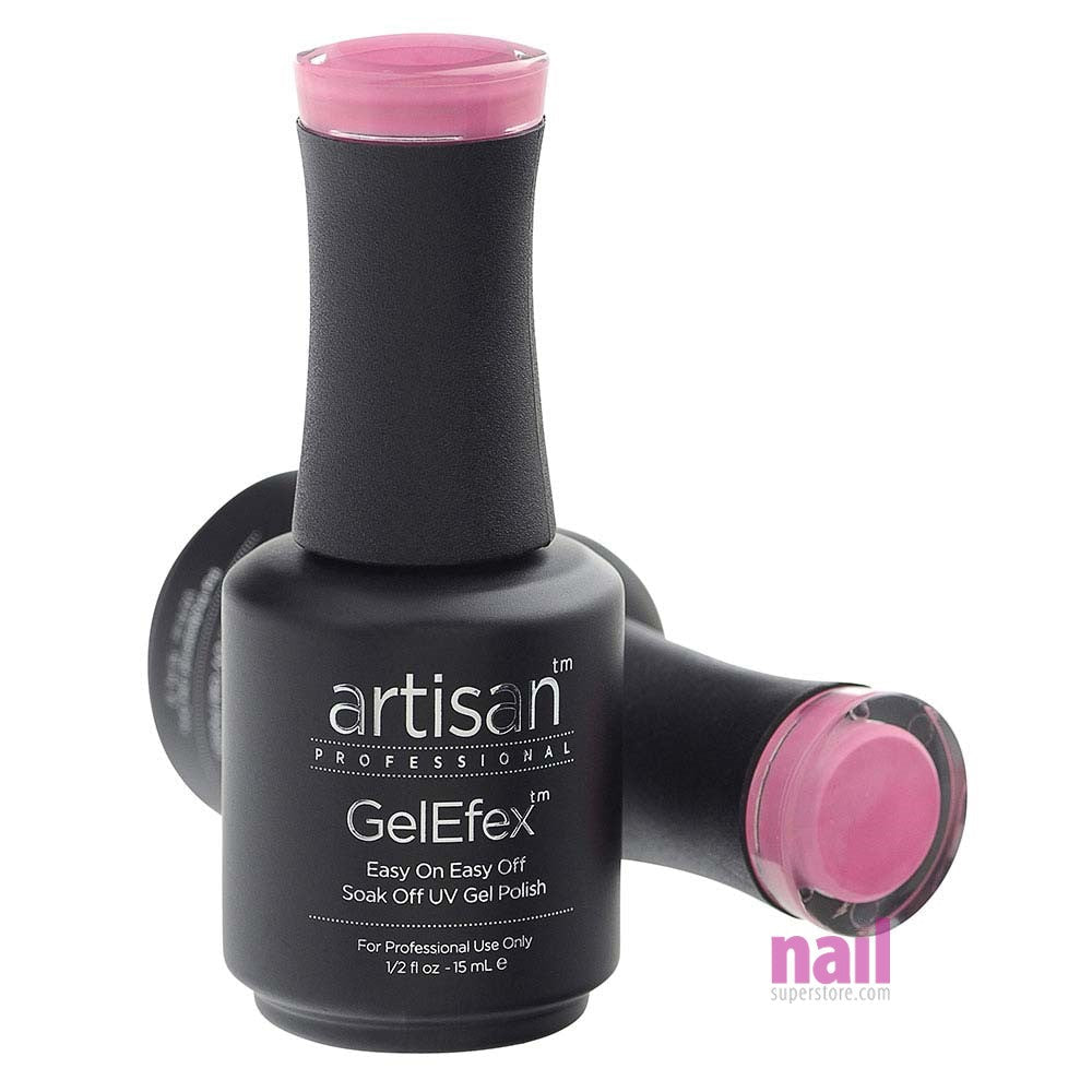 Artisan GelEfex Gel Nail Polish | Advanced Formula - Bubble Gum Pink - 0.5 oz - The Nail Superstore