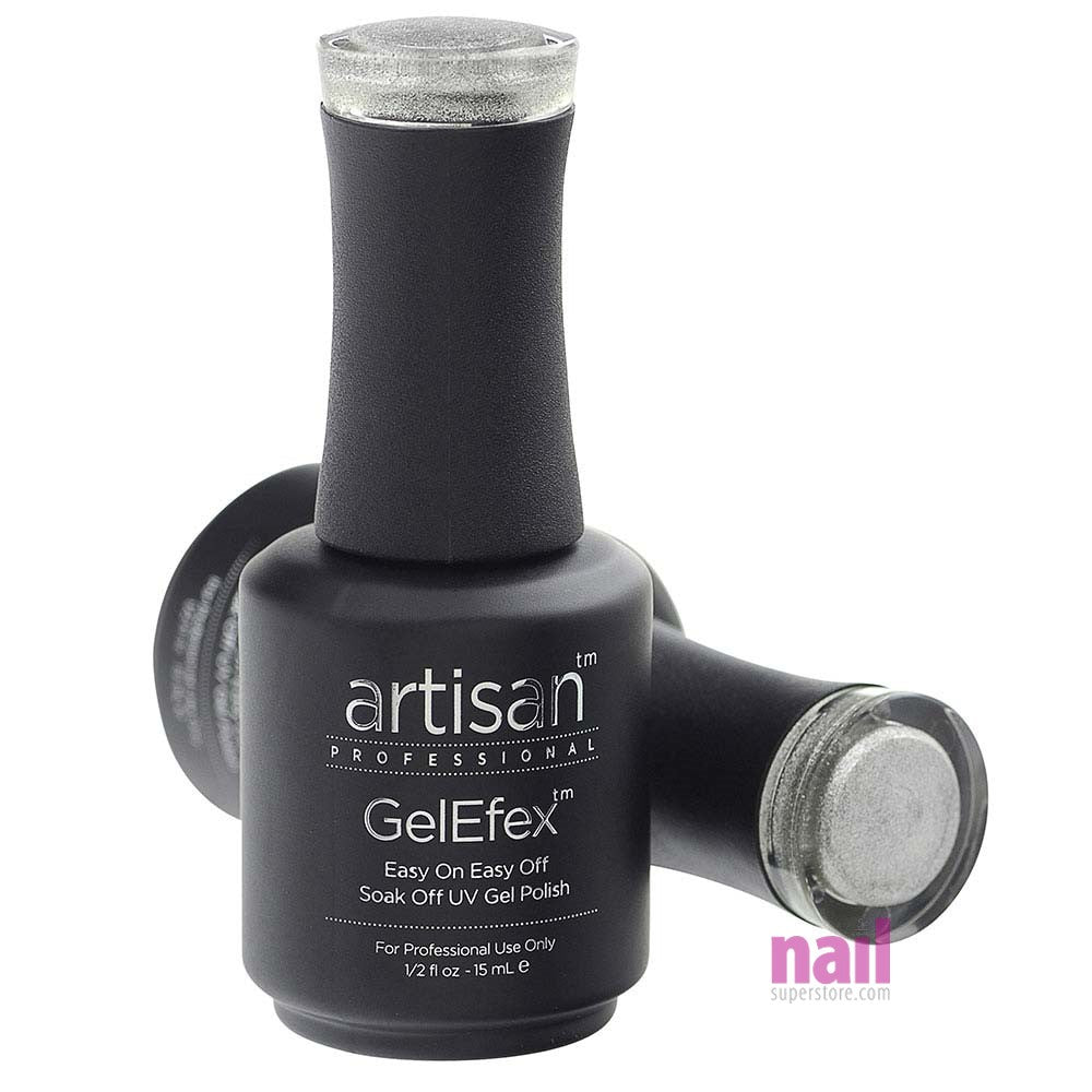 Artisan GelEfex Gel Nail Polish | Advanced Formula - Spangled Silver - 0.5 oz