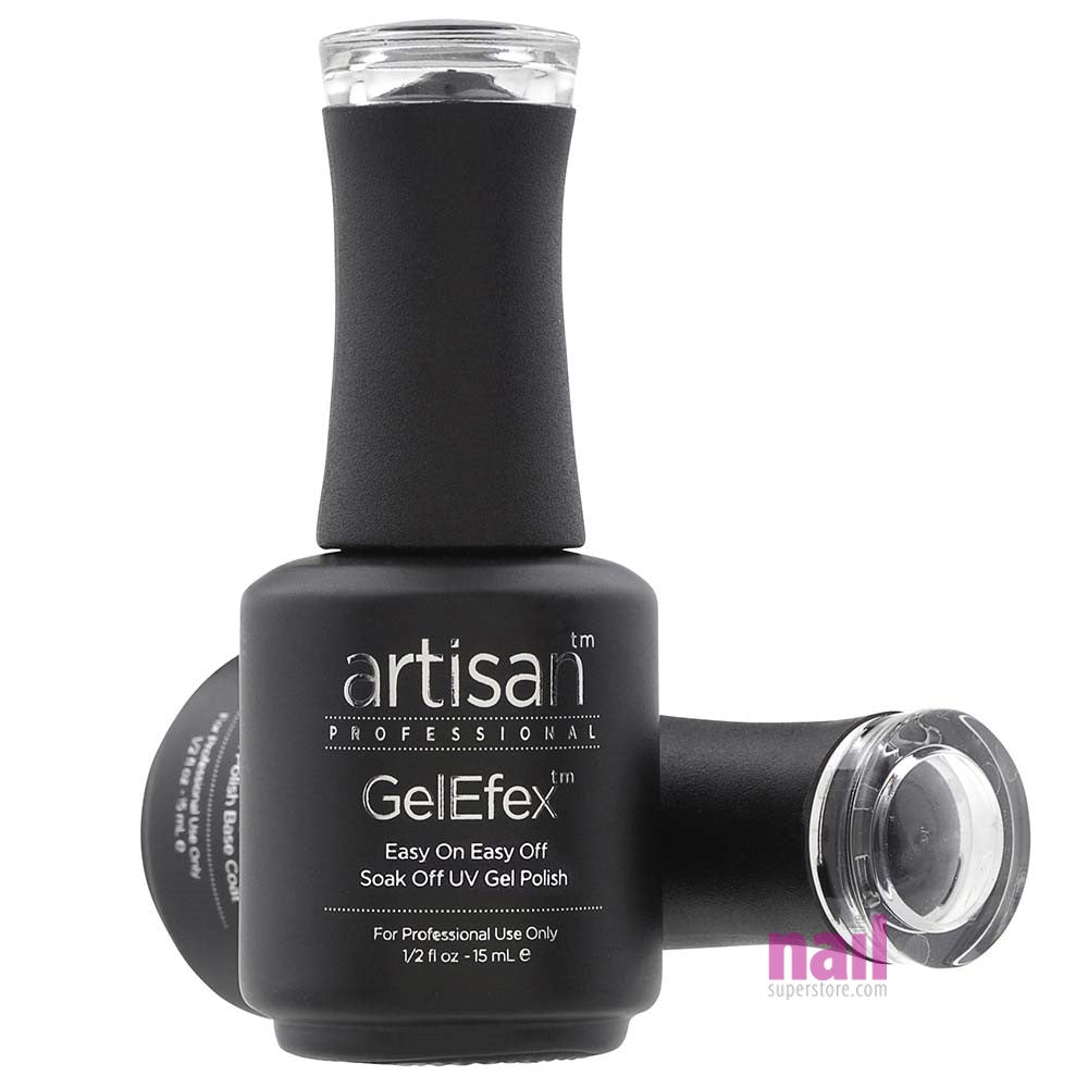 Artisan GelEfex Matte Gel Top Coat | Creates Satin-Matte Nail Polish Finish - 0.5 oz