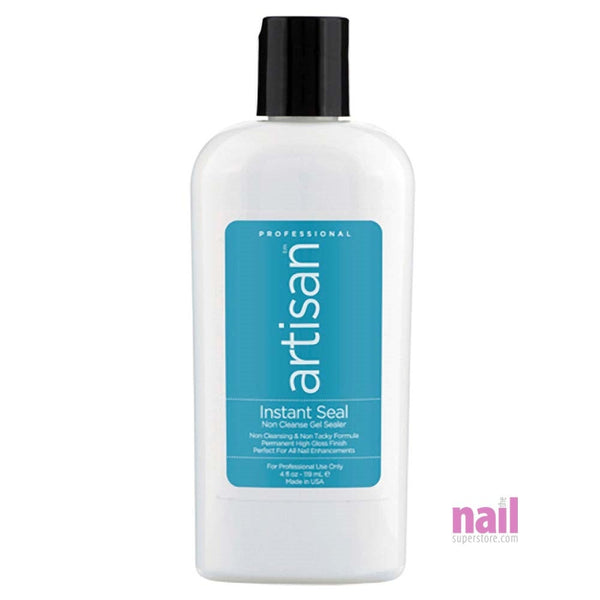 Artisan Instant Seal Gel Nail Sealer | Tacky-Free - Instant Glass Like Shine - 4 oz