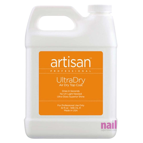 Artisan UltraDry Air Dry Top Coat | No Chip & Non Yellowing Formula - 32 oz