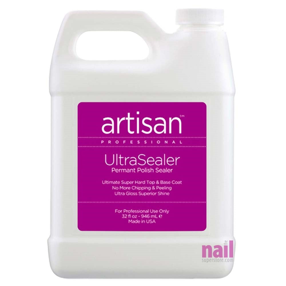 Artisan UltraSealer Super Hard Top Coat | No Chip & Mirror Like Shine - 32 oz - The Nail Superstore