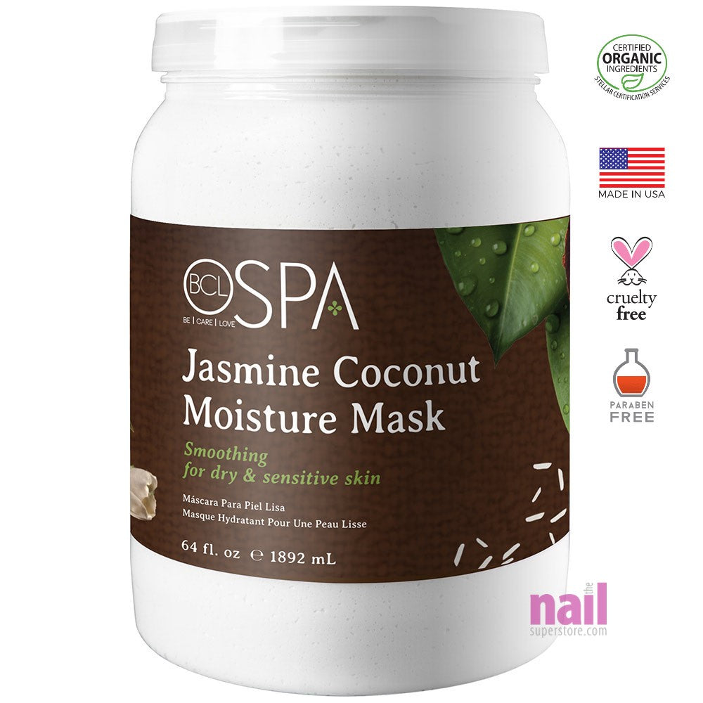 BCL Spa Pedicure Mask | Jasmine & Coconut - 64 oz - The Nail Superstore