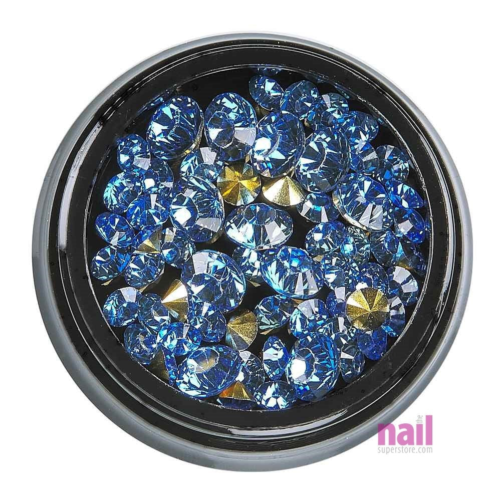 Brilliant Pointed Back Nail Art Rhinestone | Pack