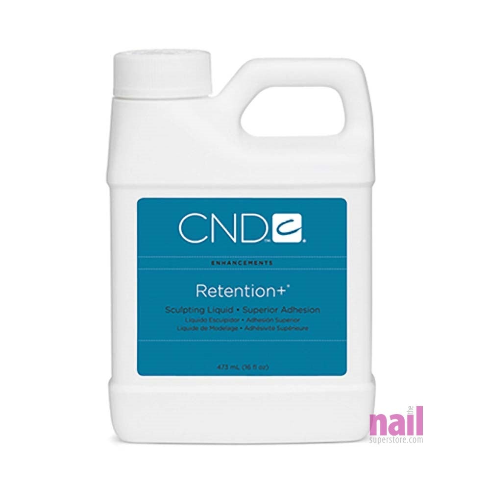 CND Retention + Acrylic Nail Liquid | Low Odor - No Primer Needed - 16 oz