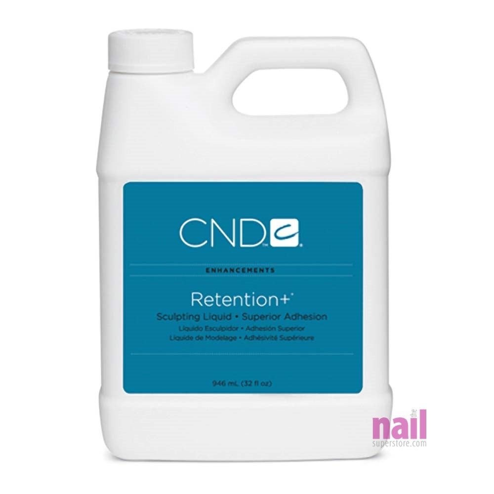 CND Retention + Acrylic Nail Liquid | Superior Adhesion - No Primer Needed - 32 oz