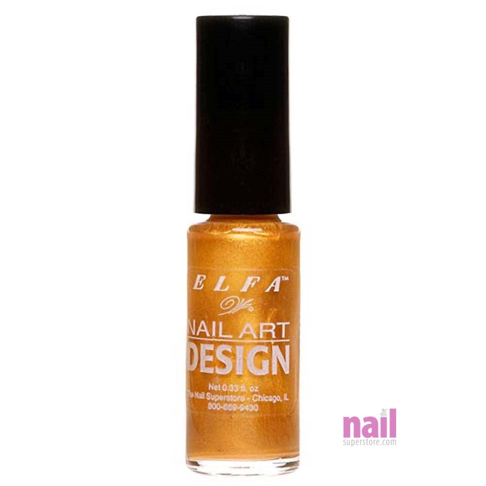 Elfa Nail Art Polish | Gold 24K - 0.25 oz