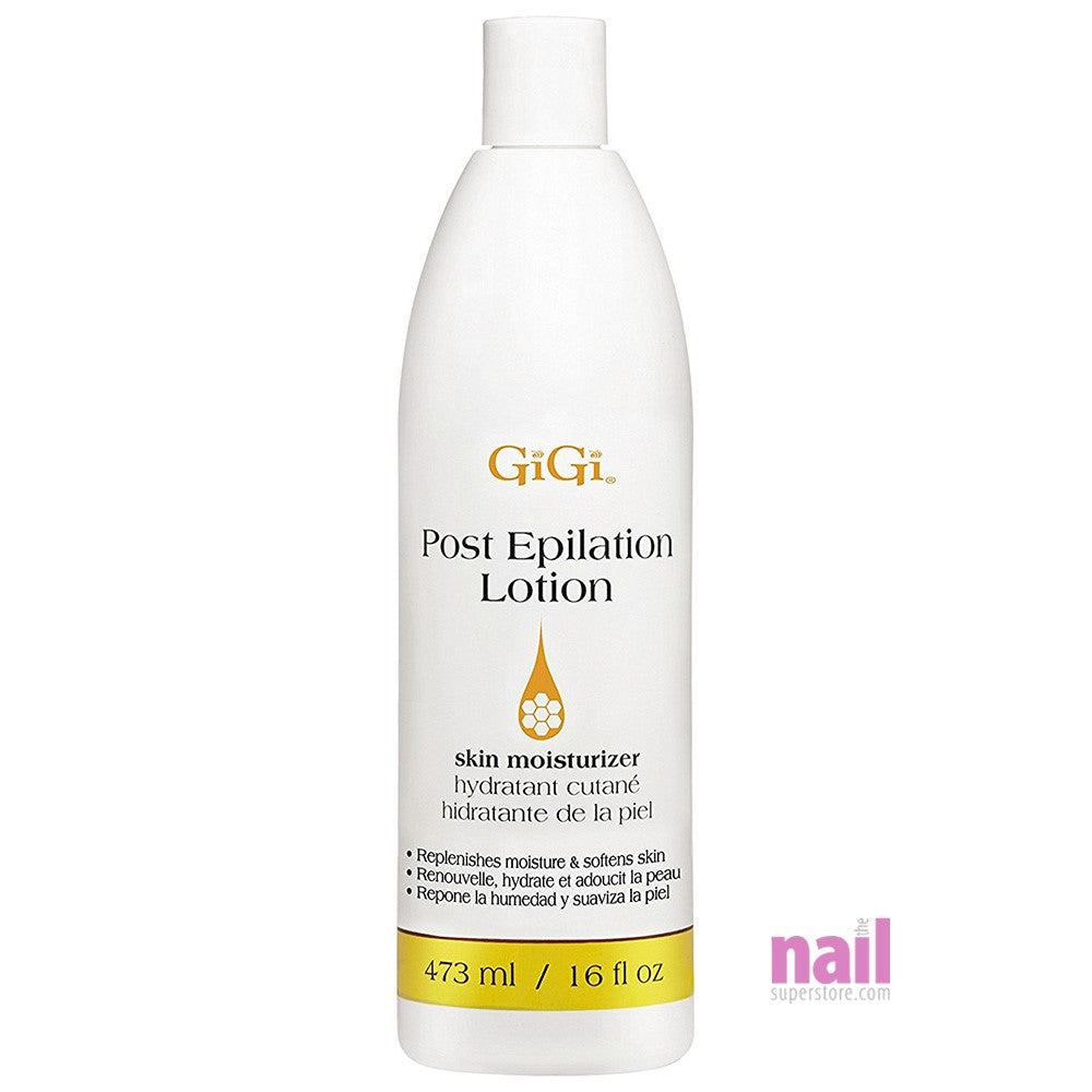 Gigi After-Wax Epilating Lotion | Soothes Skin - Removes Wax Residue - 16 oz - The Nail Superstore