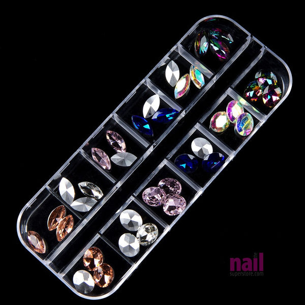 Glamour Japanese 3D Nail Art Rhinestones | Pack #2 - Pack