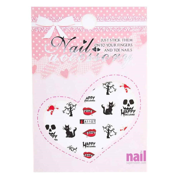 Halloween Nail Art Sticker Decal | Pack #10 - Each - The Nail Superstore