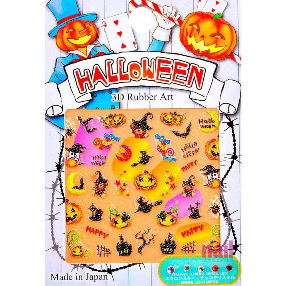 Japanese Nail Art Stickers | Spooktacular Halloween J-8 - Each - The Nail Superstore