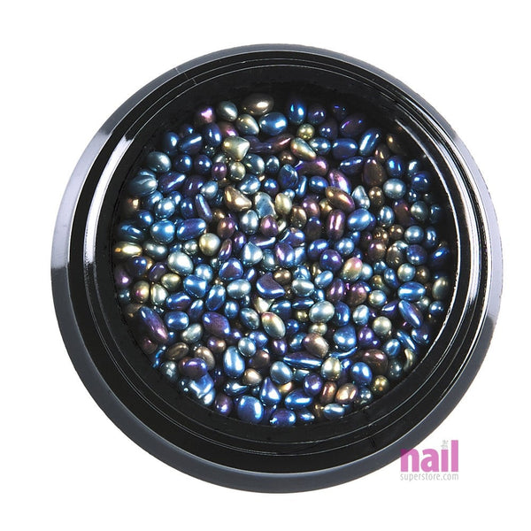 Japanese Rhinestone Nail Art Decoration | Crystal Metallic Blue - Pack