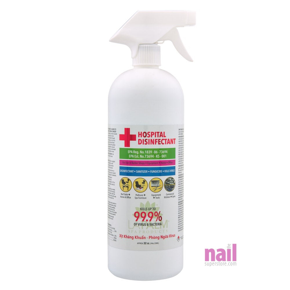 La Palm - Hospital Grade Desinfectant | Broad Spectrum Germicide & Virucide - 32oz