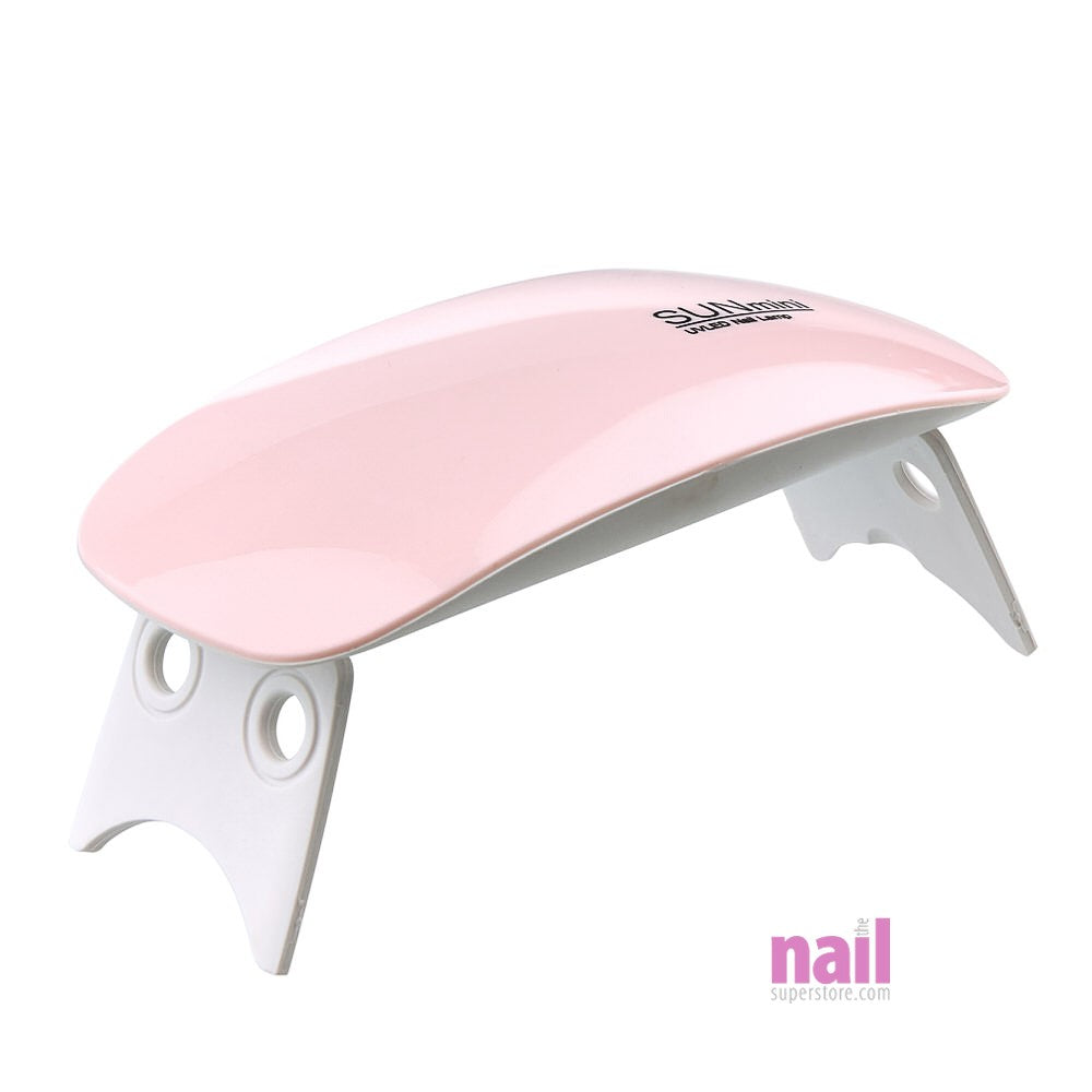 Mini UV LED Gel Nail Lamp | Pink - Each