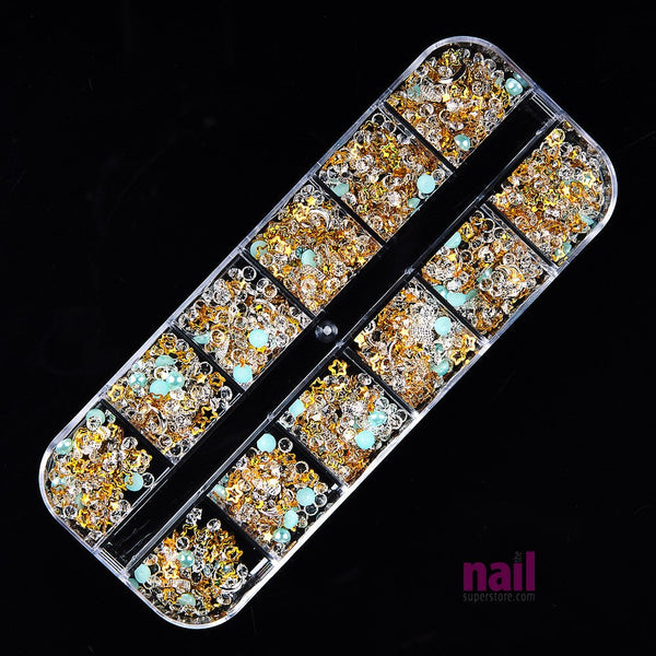 Mixed Japanese Nail Art Parts | Pack #1 - Pack