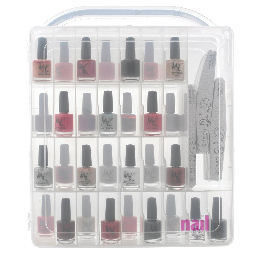 Nail Polish To-Go Organizer Rack | Stores 60 Bottles - Each