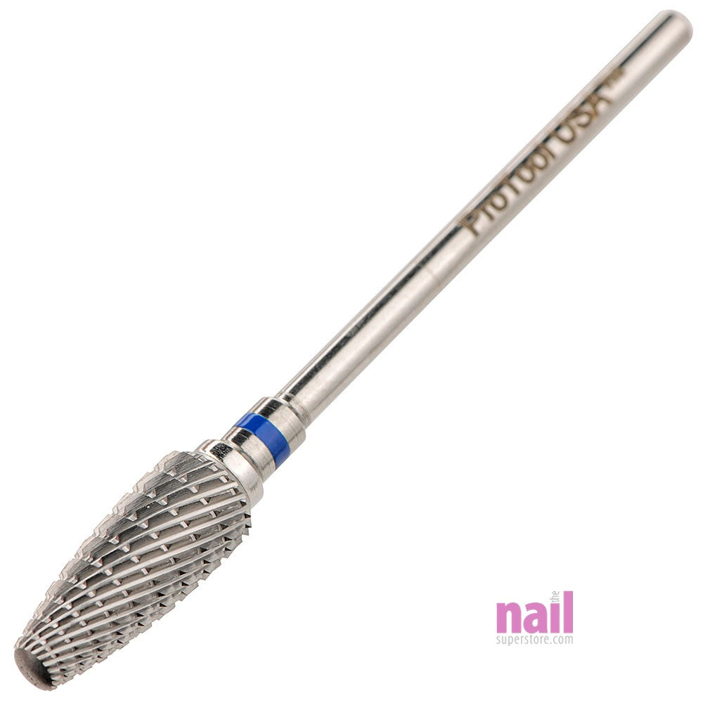 ProTool USA Carbide Nail Drill Bit | 2-in-1 Nail & Pedicure Flame Bit - Medium - Each - The Nail Superstore