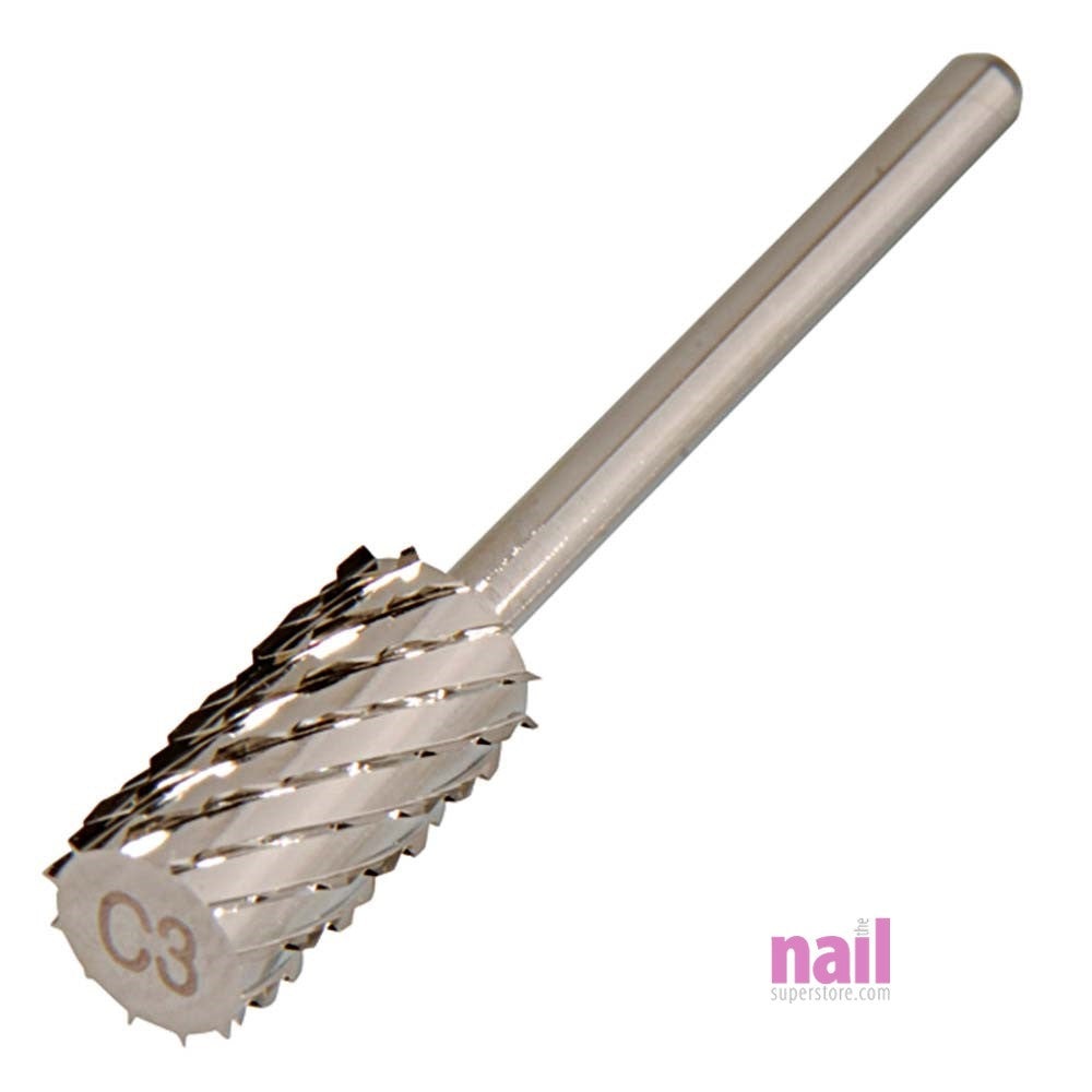 ProTool USA Carbide Nail Drill Bit | 3/32" Shank - XX Coarse C3 - Silver - Each - The Nail Superstore