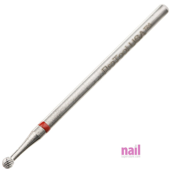 ProTool USA Carbide Nail Drill Bit | Cuticle Cleaner Ball – Fine - Each