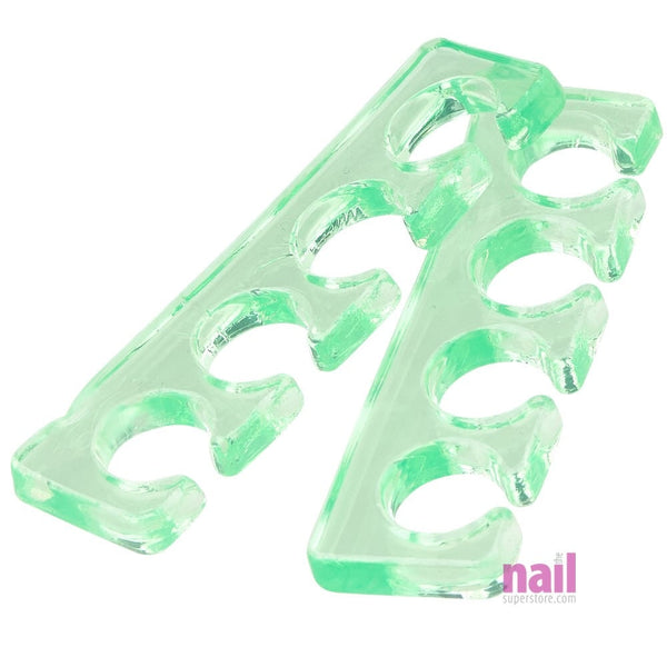 Silicone Toe Separator | Green - Pair - The Nail Superstore