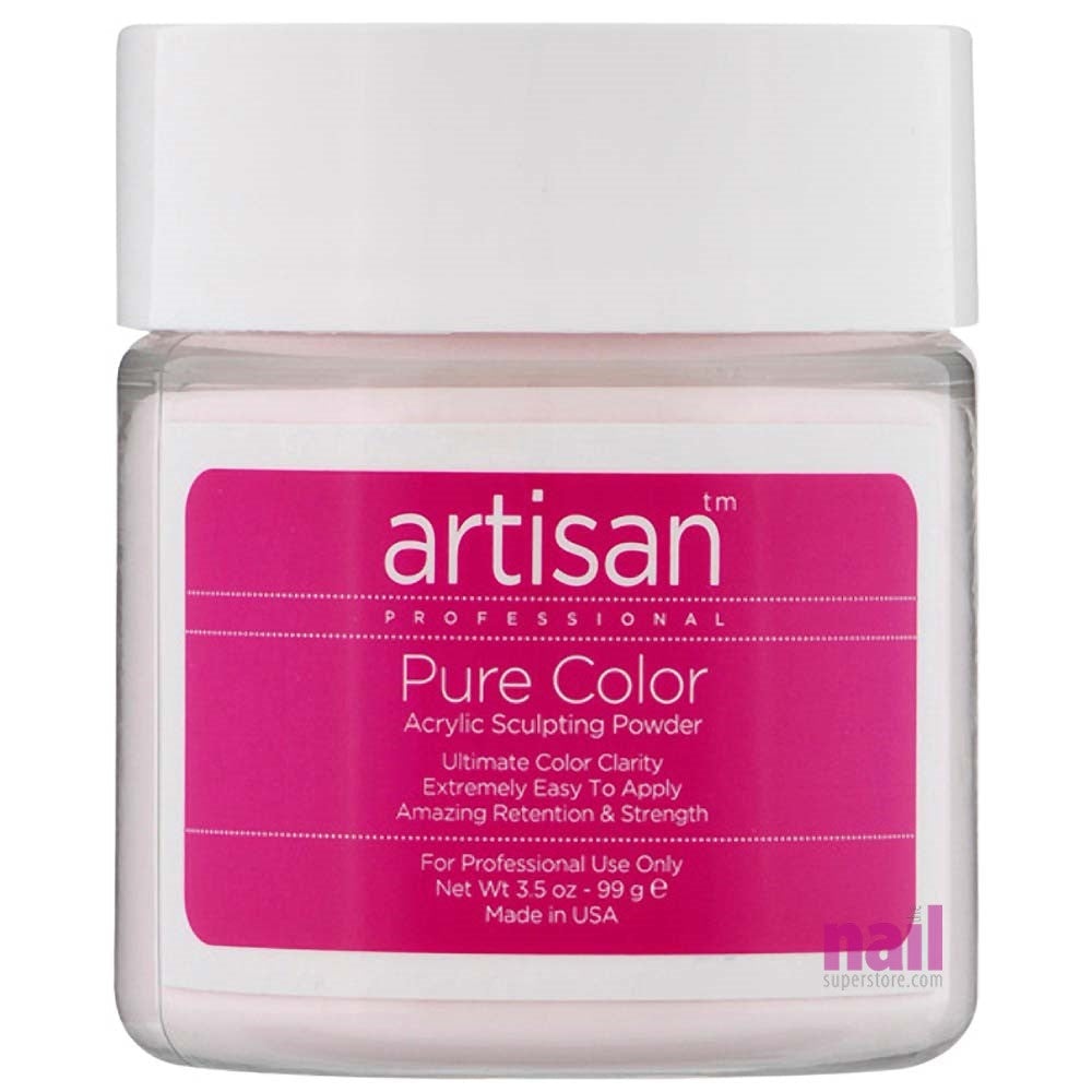 Artisan Acrylic Nail Powder | Soft Pink Color - Superior Adhesion - 3.5 oz