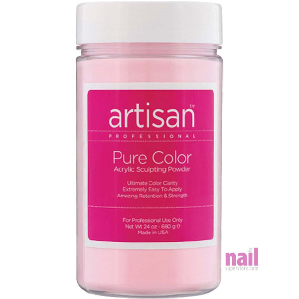 Artisan Acrylic Nail Powder | Ultra Color Clarity - Premium Pink - 24 oz