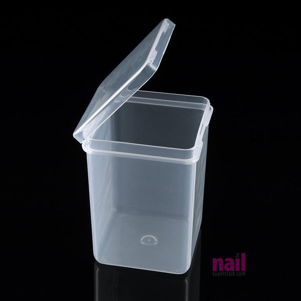 Single Compartment Nail Wipe Holder Box | Natural - Each