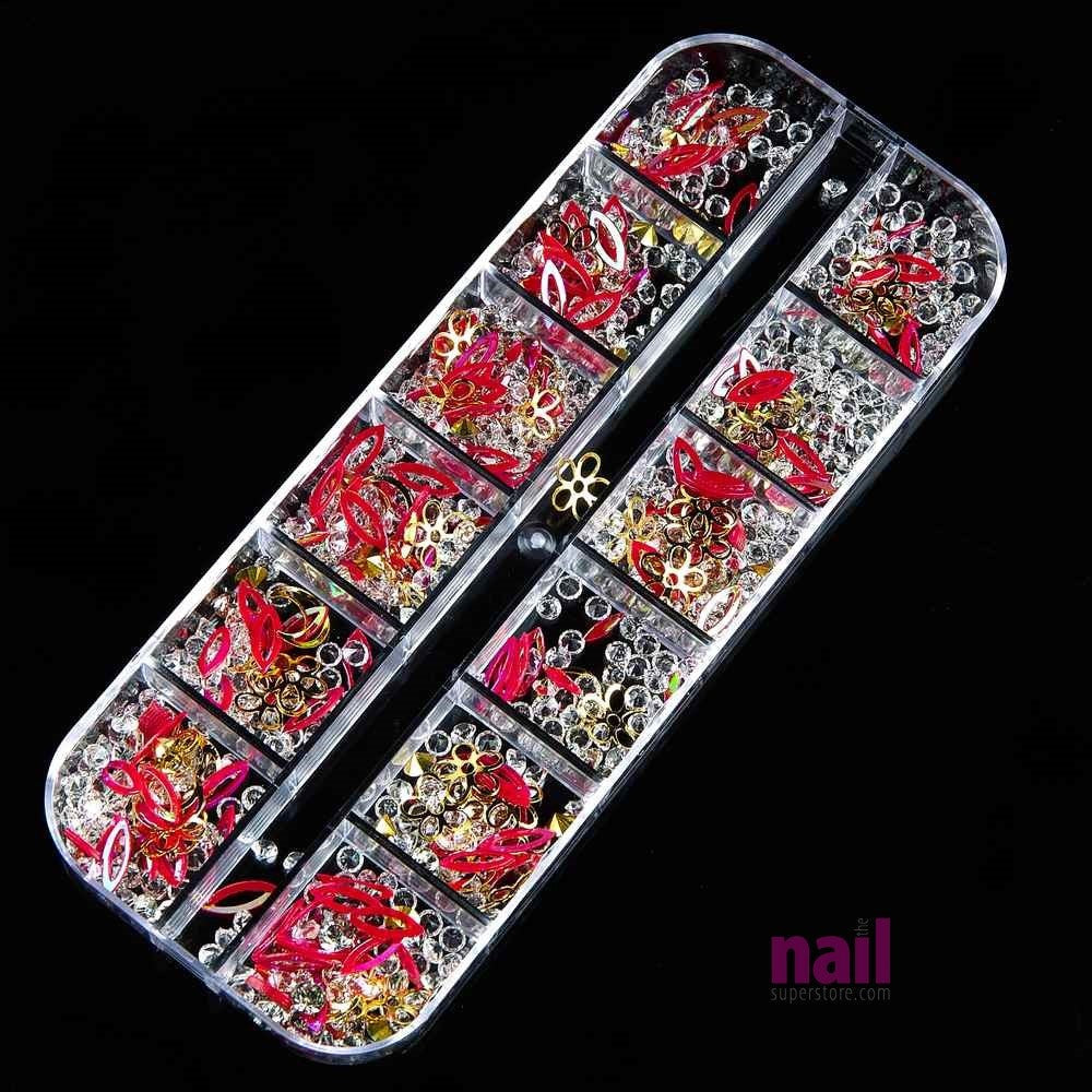Mixed Japanese Nail Art Parts | Pack